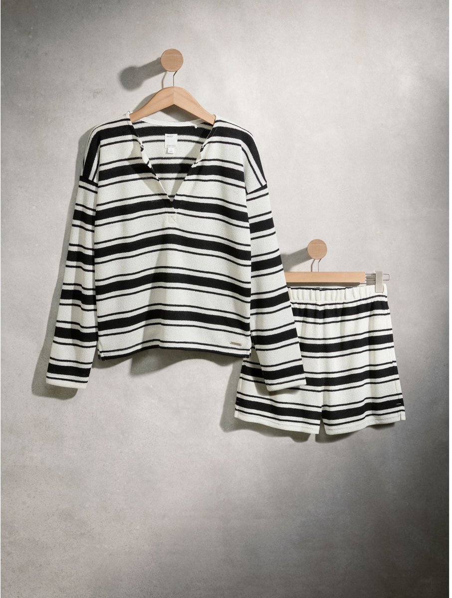 Next - Dames - Loungeset met short - Zwart