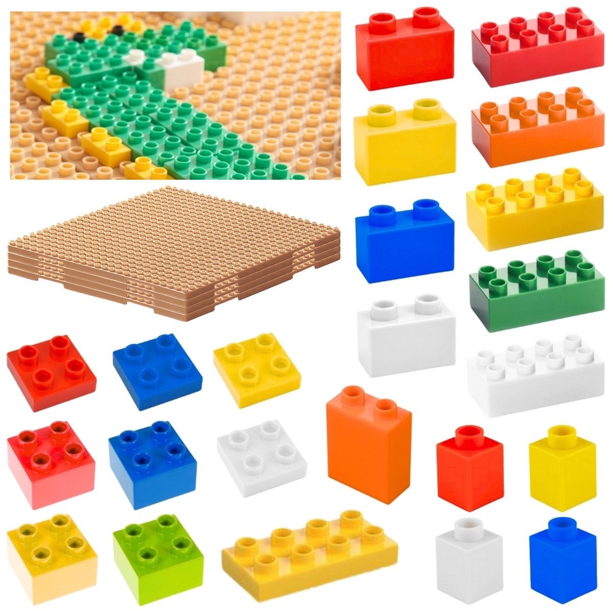 Masterkidz Stembouwsteenset 135-delig met paneeloverlay 4-delig. - UNI