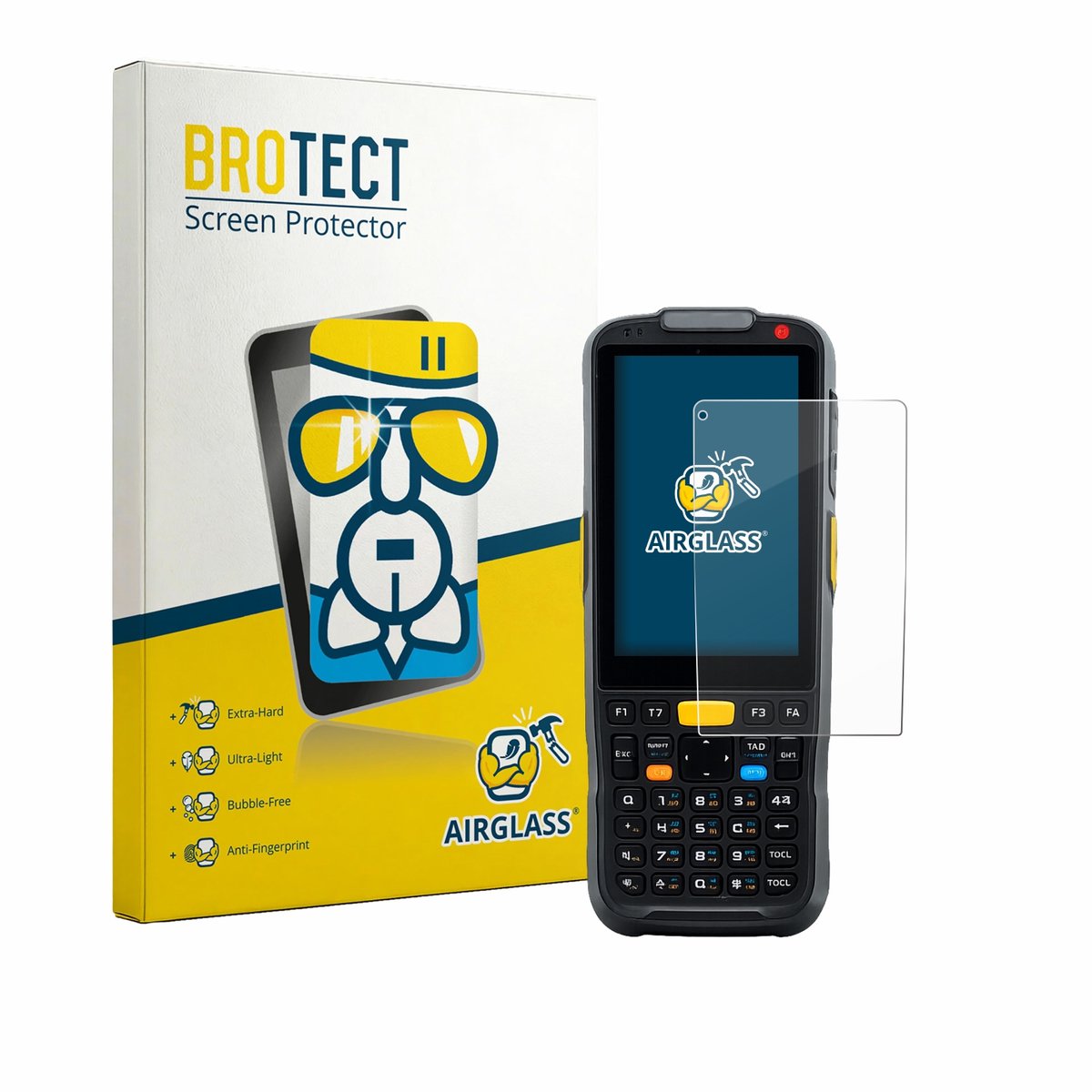 Screenprotector voor Newland PT60 Narvalo Beschermglas transparant