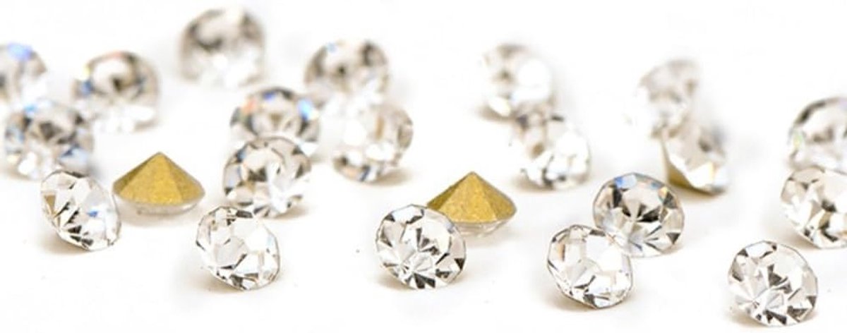 1440 Stuks Kleurige Glazen Rhinestones voor Nail Art en DIY Creaties, SS8 Formaat, Losse Steentjes voor Sieraden en Ambachten