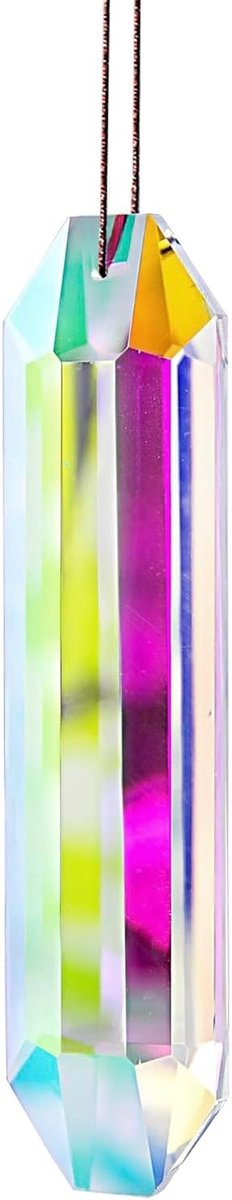 Kleurrijke 120mm Prism Crystal voor Zonvanger - Glazen Hangdecoratie voor Raam, Feestjes en Tuinversiering met Regenboog Effect