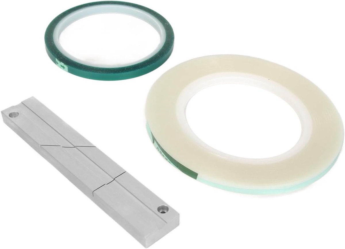 Professionele Tape Splicing Block voor Reel Tape Media met Splicing Tape en Tape Splitter - Ideaal voor Audiotape en Videotape Bewerking