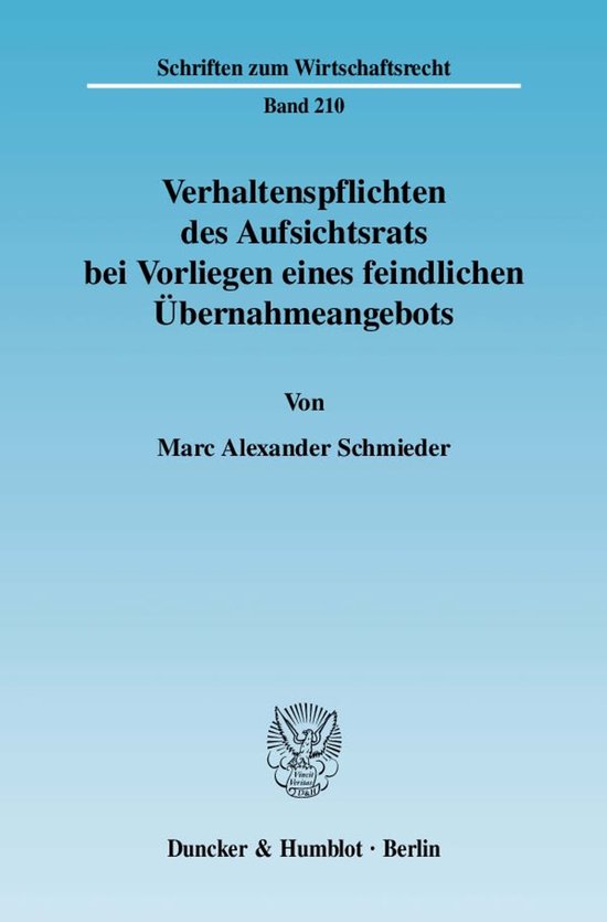 Verhaltenspflichten des Aufsichtsrats bei Vorliegen eines fe ... - cover