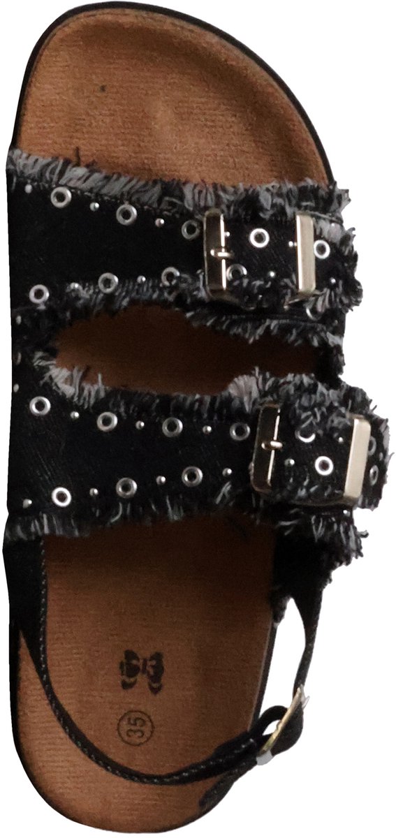 Kinderslippers met gesp