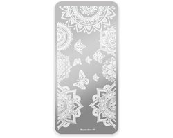 Mezerdoo Serie - Stempelplaat voor Nagels - B9 - Precieze Decoratie - Hybride en Klassieke Lak