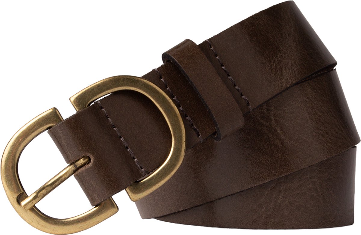 Legend Dames - Leren riem - Taupe - 85cm