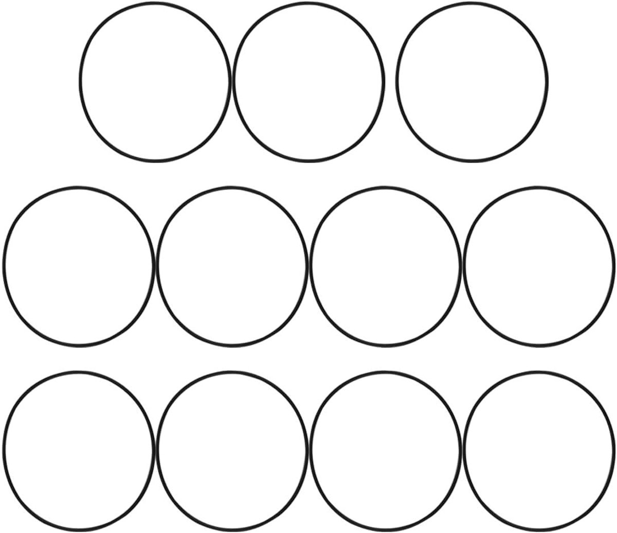 Complete Horloge Reparatie Set met O-Ringen en Achterdeksel Sealing Ring voor Vervangen van Beschadigde Onderdelen, 0.8mm
