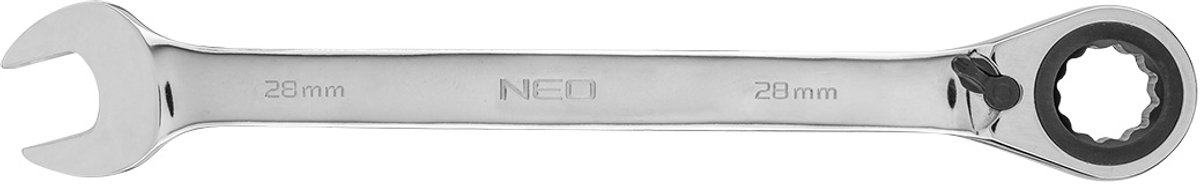 NEO Serie - Ringsleutel met Ratchet - 28 mm - 72 Tanden - Staal