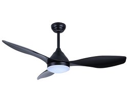 CristalRecord - Plafondventilator Stel Ø 120 cm zwart