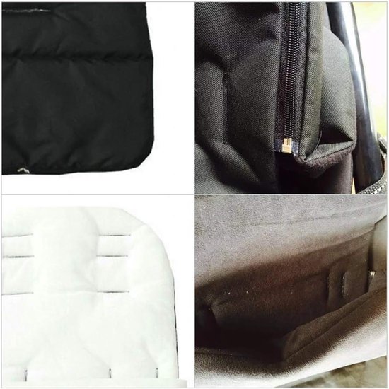 Warme Voetenzak voor Babywagens, Winddicht en Multifunctioneel, Fleece Kussen voor Nieuwborns, Ideaal voor Koude Dagen en Comfortabele Rit van Merkloos — afbeelding 2