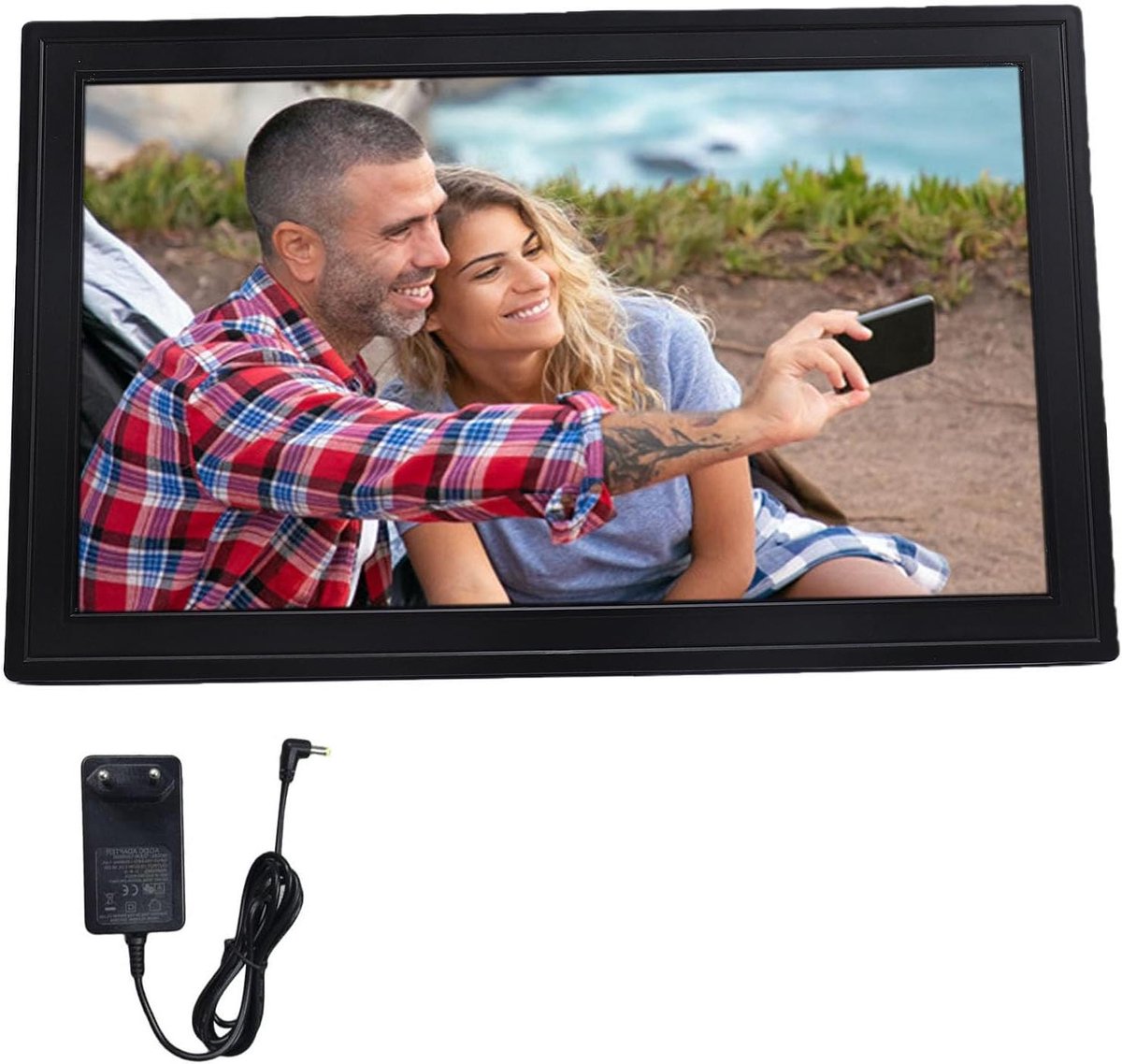 Digitale Kalender - Familieplanner Scherm - Gezinsplanning Delen - WiFi App Bediening - 185 Inch - Zwart