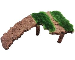 Rustplaats Reptielen - Terras Schildpad - Zonnebaden Reptielen - UVB Optimalisatie - 145 x 85 x 5 cm - Grijs