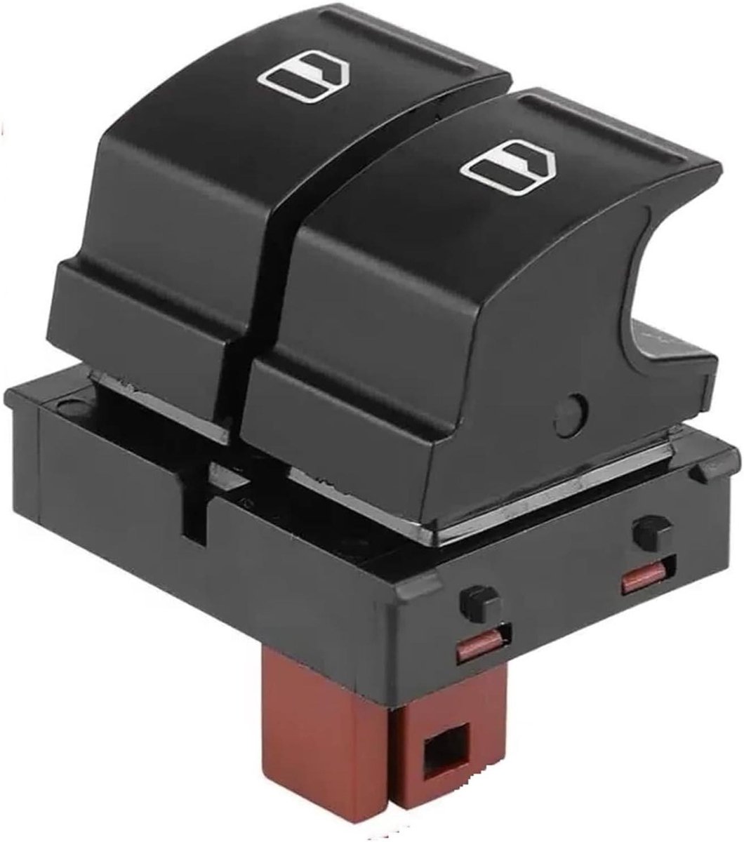 Raambediening Schakelaar - Hoofdraambediening Knop - Elektrisch Ramen - Betrouwbare Prestaties - 2.54 cm - Zwart