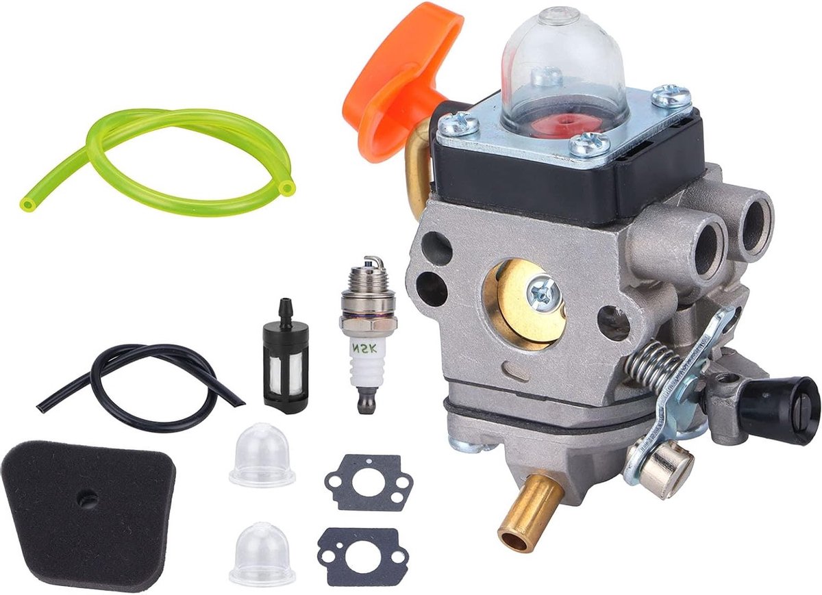 Complete Carburetor Kit voor Tuingereedschap - Geschikt voor Fs110, Fr130t, Fs130, Hl100 en Hl100k - Tuinaccessoires en Onderdelen