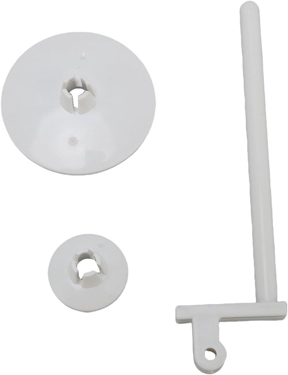 Spoelpen Dopset - Naaimachine Accessoires - Draad Fixeren - Lichtgewicht Plastic - 3 stuks - Wit