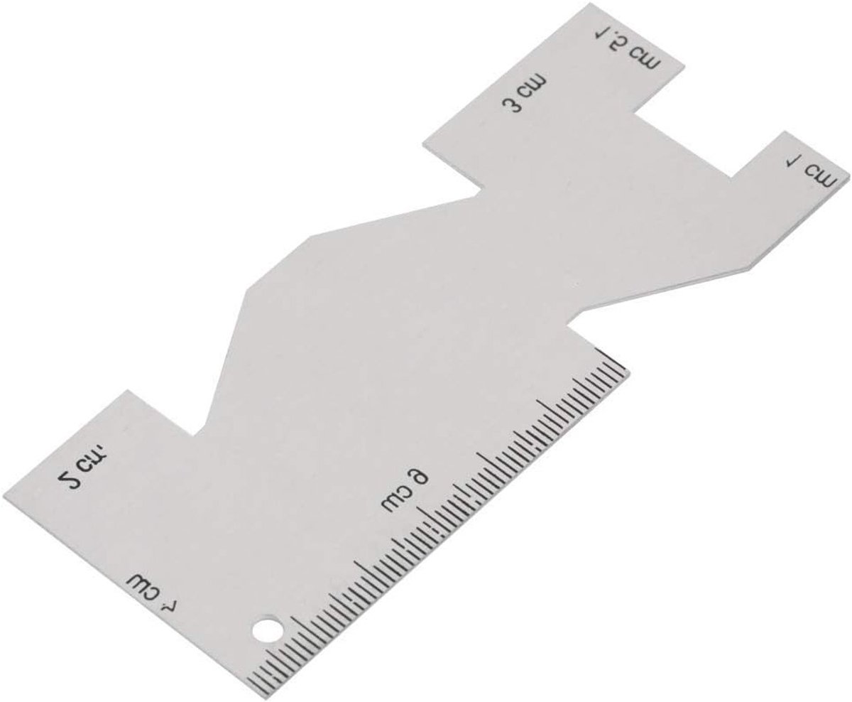 Dailygoods- Meetgauge Metalen - Corrosiebestendig - Roestbestendig - Duurzaam - Nauwkeurige Kalibratie - Klein en Flexibel - Naaimeter