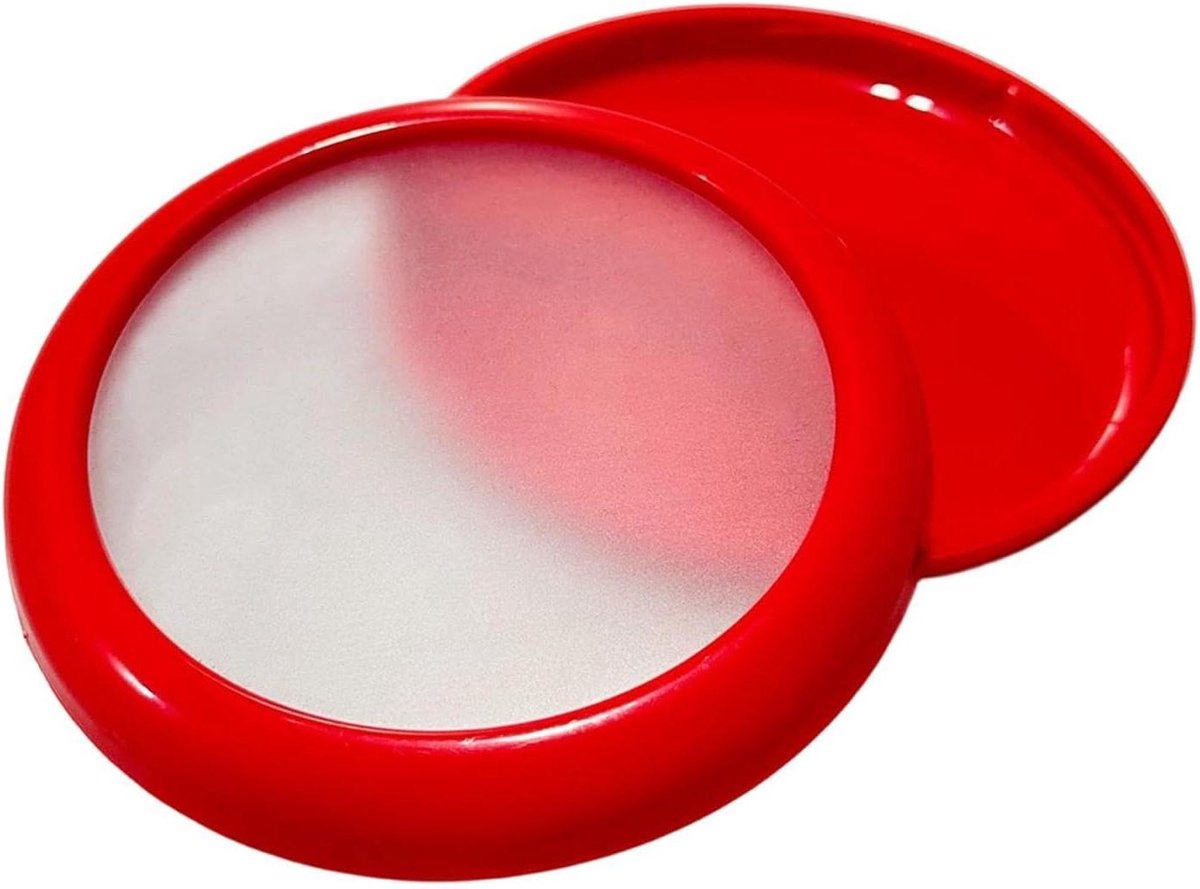 Fruit Bewaardozen - Voedselcontainers - Koelkast Organiseren - Luchtdichte Siliconen - 17.5cm Lengte - Rood