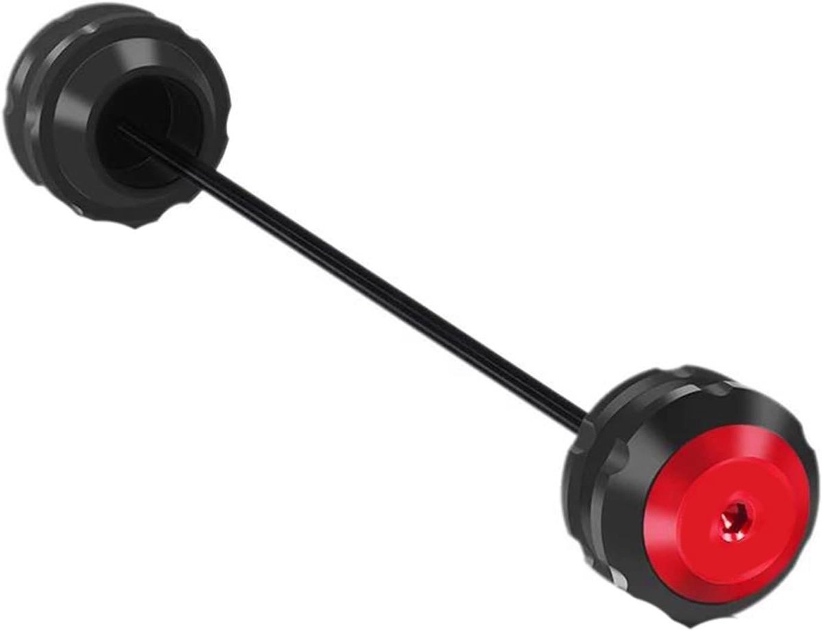 Motorfiets Asbeschermers - Valbescherming Motor - Motor Beschermen - CNC Aluminium - 1 Paar - Rood