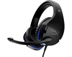 HyperX Cloud Stinger Gaming Headset - Official Licensed PS4 - Zwart/Blauw