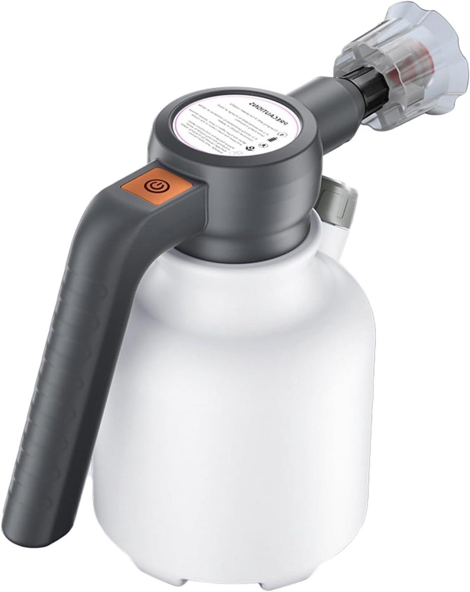 Elektrische Schuimsproeier - Oplaadbare Sproeier - Auto Wassen - Grote Capaciteit Tank - 2 Liter - Wit