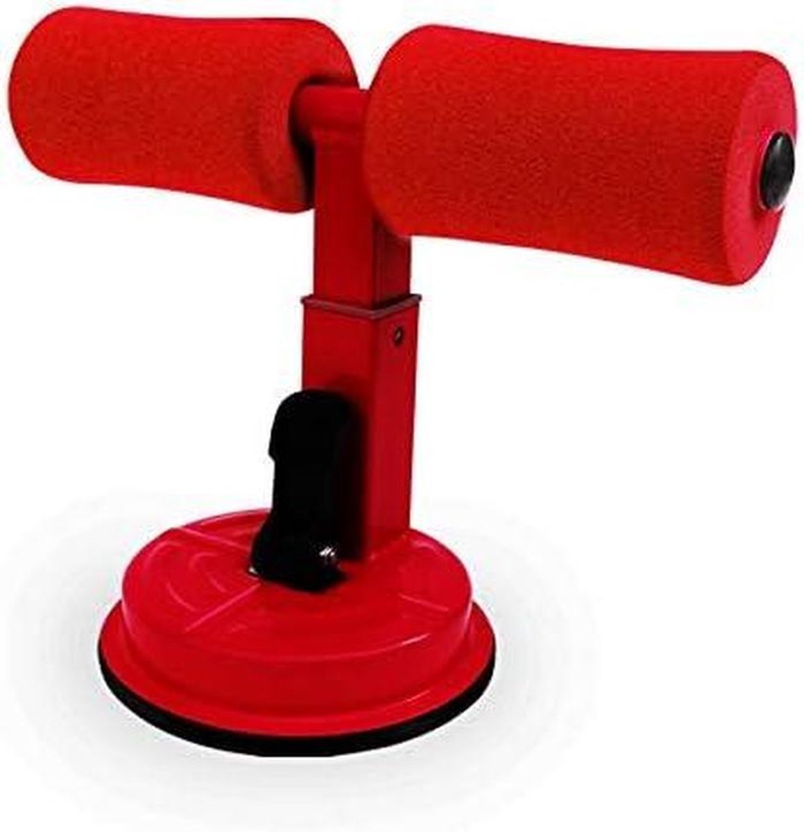 Buikspier Trainer - Fitness Apparaat - Thuis Trainen - Verstelbare Hoogte - 4 Hoogtes - Rood