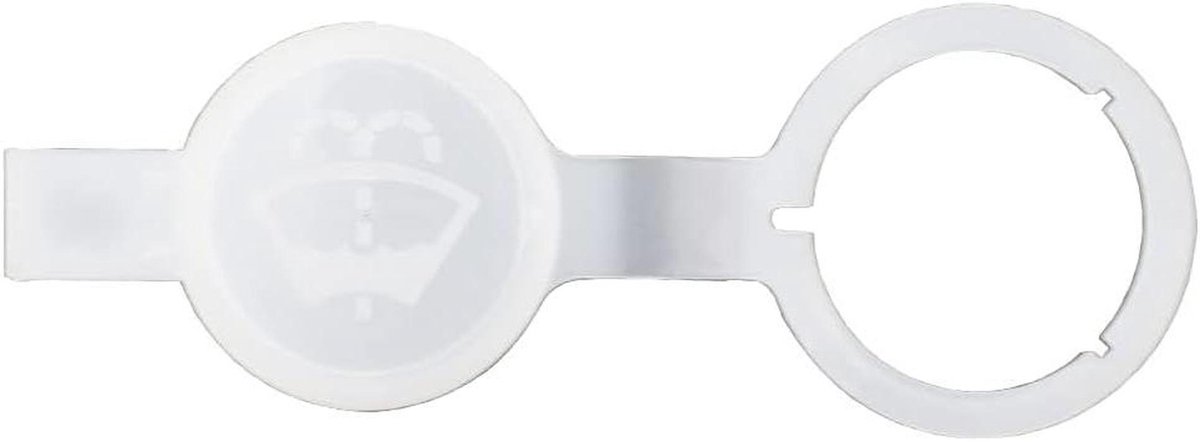 Ruitensproeier Fles Dop - Reservoir Deksel - Auto Onderhoud - Duurzaam Plastic - 7 x 7 x 7 cm - Zwart