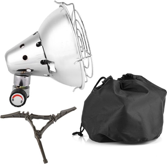 Campingverwarmer Draagbaar - Mini Gasverwarmer - Outdoor Verwarming - Beschermend Net - Opbergtas - Lichtgewicht 420 g — afbeelding 3