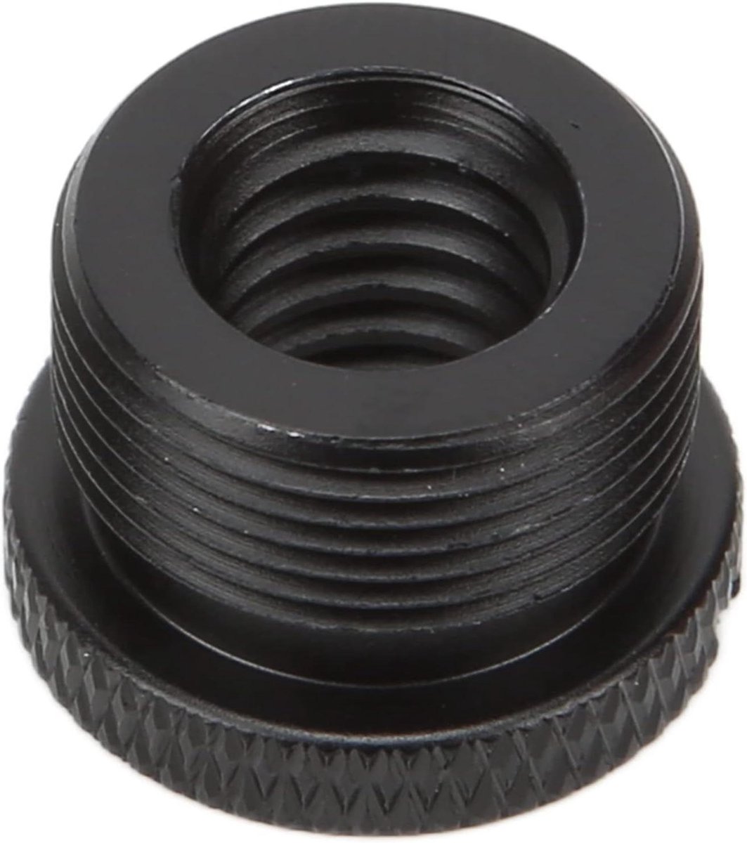 Dailygoods - Schroeven Draadadapter - Microfoonstandaard Adapter - Zwart - 3/8 Inch naar 5/8 Inch - Universele Compatibiliteit - Geschikt voor Microfoons
