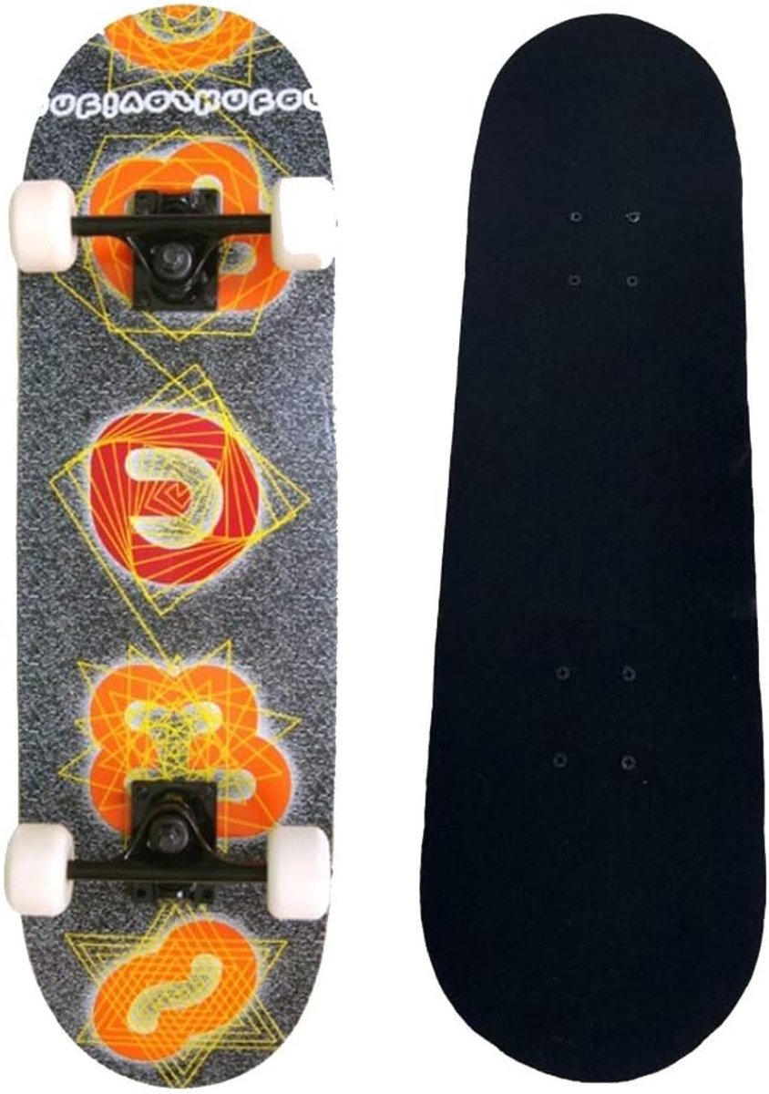 Axdwfd skateboard Skateboard Maple Double Alice Four Wheel Skateboard Brush Street Engraving Men and Women Fashion Adult Children Skateboard