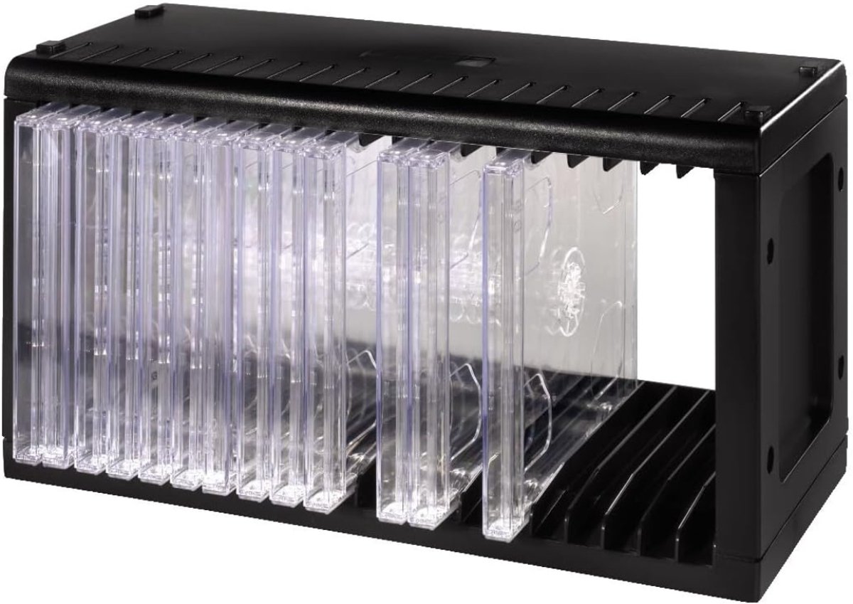 TIM® Cd Opbergdoos - Cd Opbergsysteem - Cd Koffer - Zwart - 32cm x 14cm x 6cm