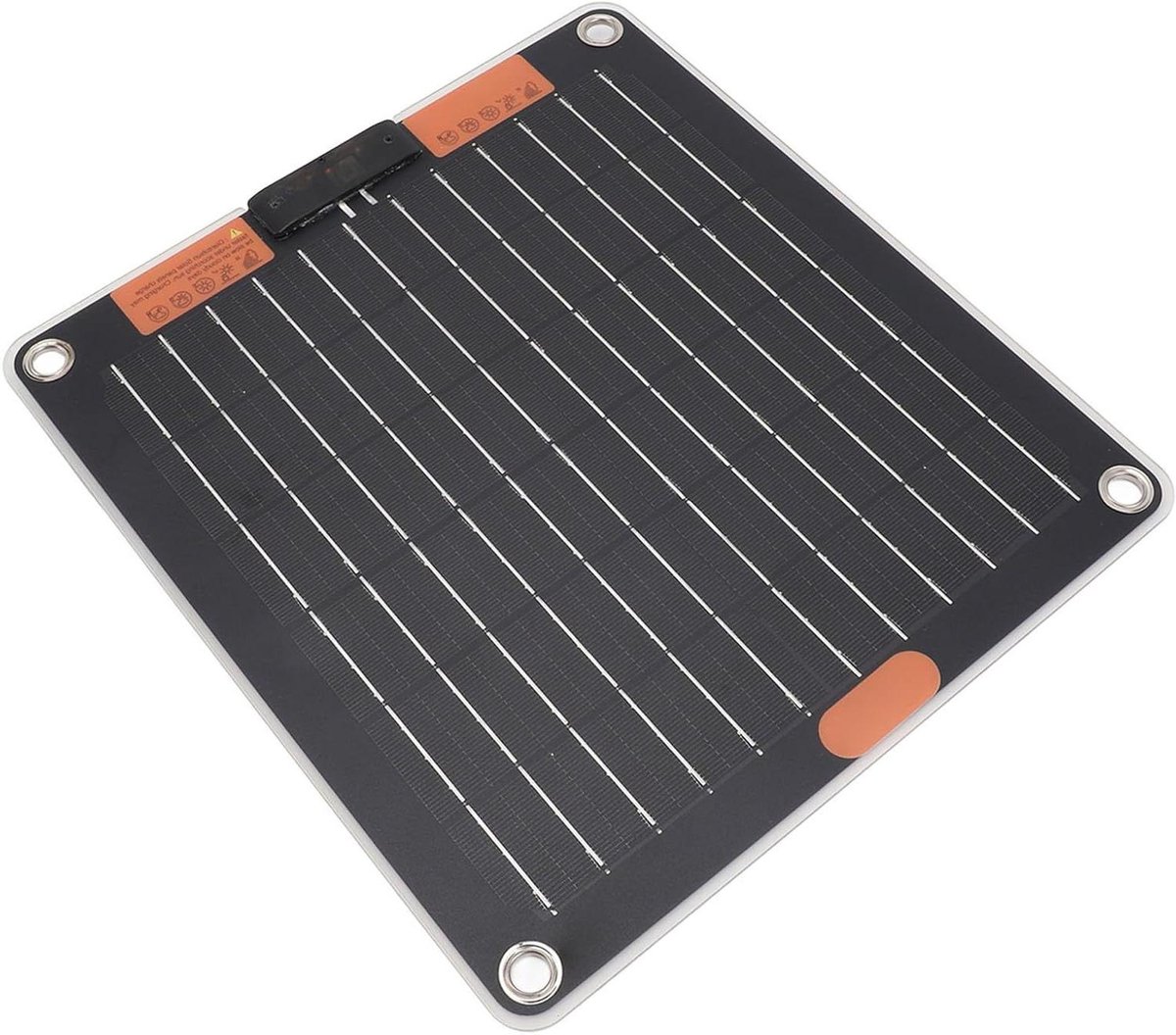 Draagbaar Zonnepaneel - Zonneoplader - Buiten Opladen - 10W Monokristallijn - 31 x 31 cm - Zwart