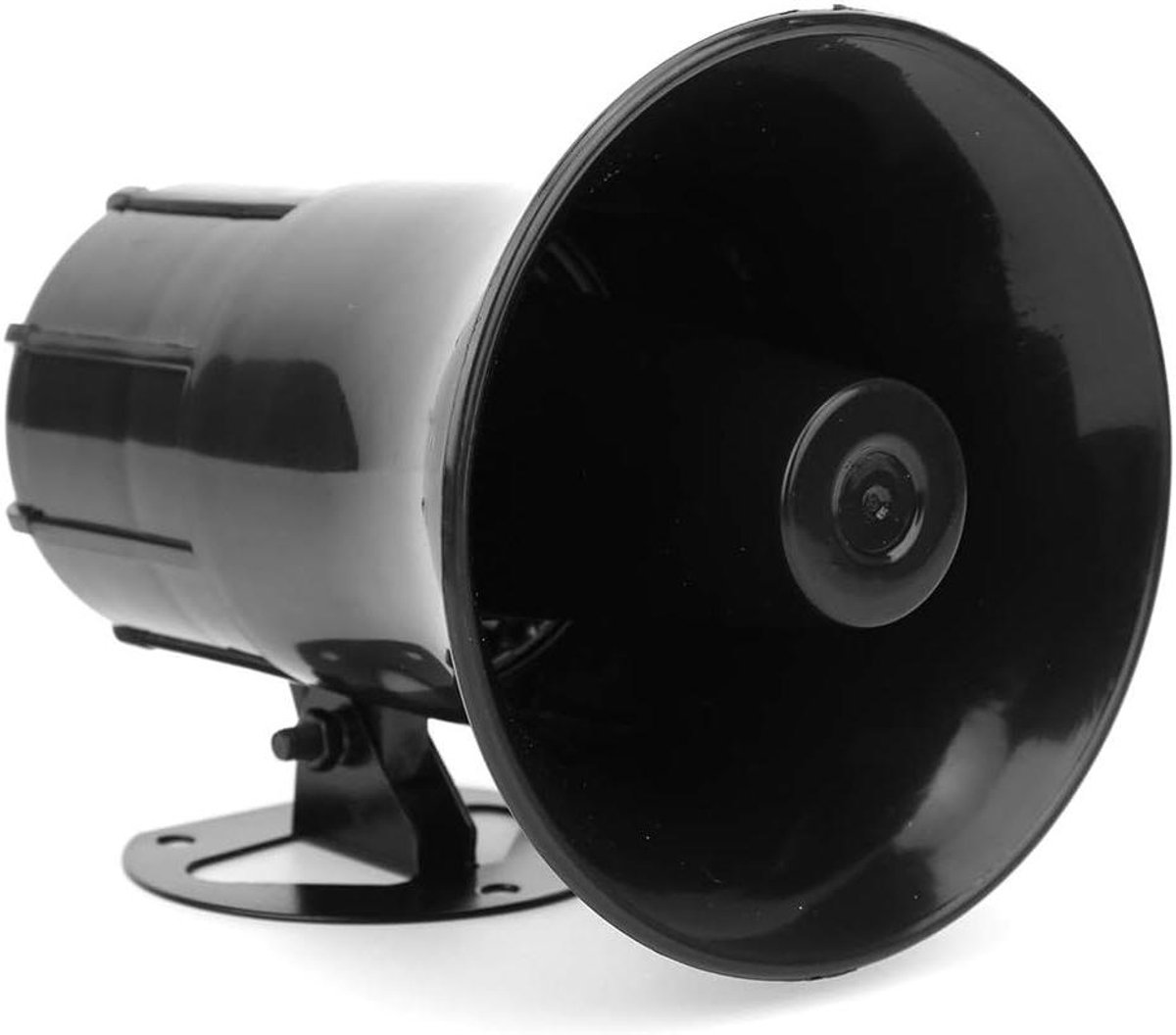 Universele Auto Alarm Sirene - Luidspreker Megafoon Hoorn - Verkeersveiligheid Verbeteren - Drie Sirene Geluiden - 115db - Zwart