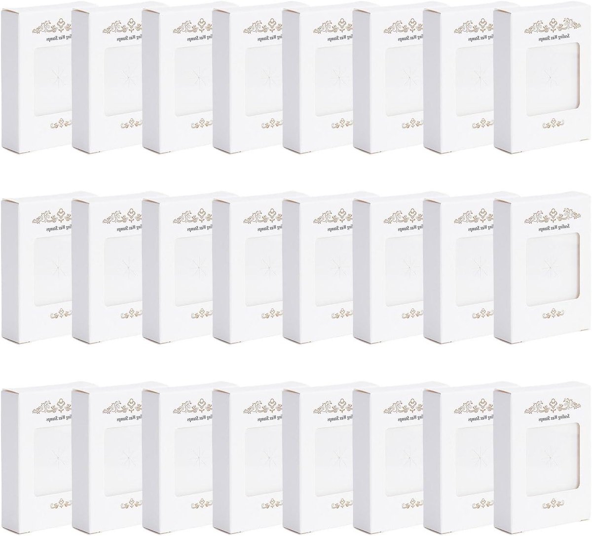 Vierkante Ringdoosjes - Juwelendoosjes Cadeau - Sieraden Presenteren - Elegante Woonaccessoires - 24 Stuks - A