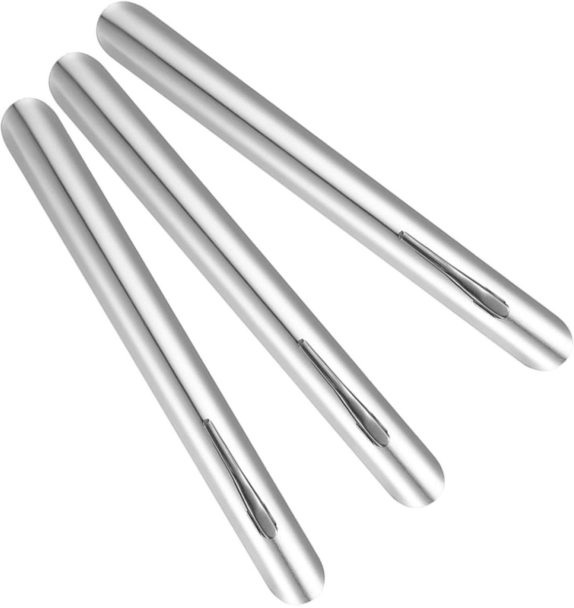 Tafel Schrapers - Kruimel Veegers - Snel Opruimen - Roestvrij Staal - 3 Stuks - Zilver
