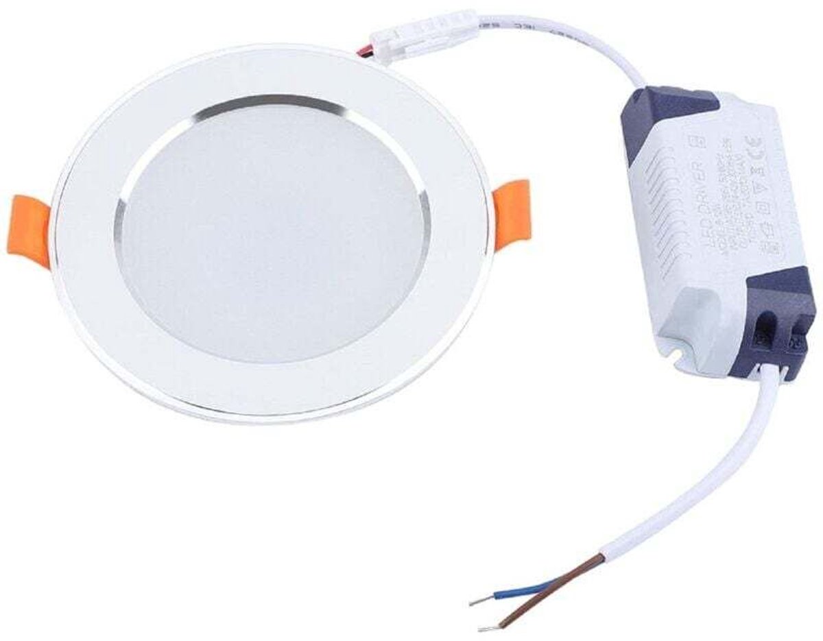 LED-plafondlamp geschikt voor bewegingssensor, 9W inbouw binnenverlichting, geschikt voor thuis en op kantoor.