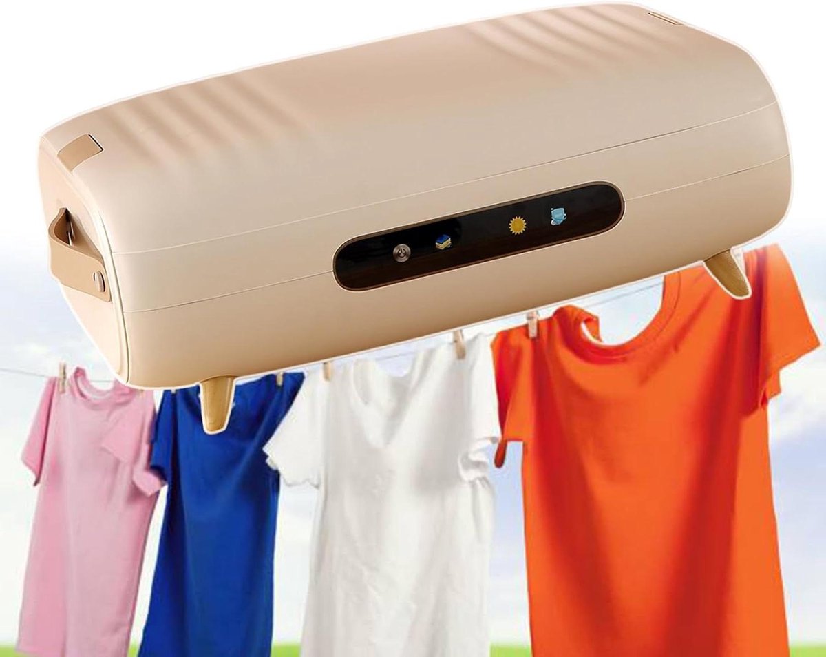 Stoom Droger - Kleding Stomer - Snel Kleding Drogen - 360° Warmtecirculatie - 700 ml Tank - Wit