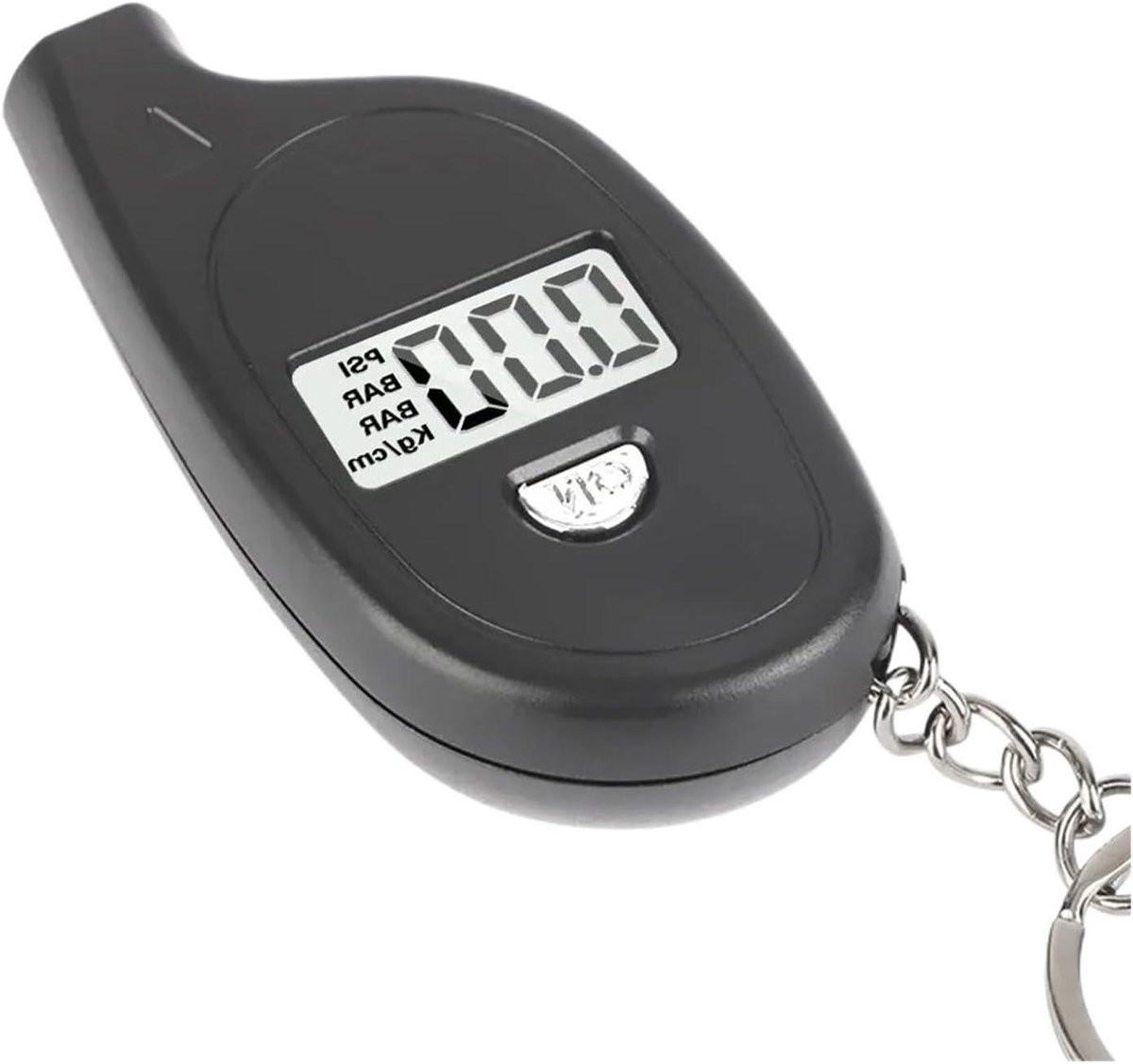 Bandenspanningsmeter Digitaal - Luchtdruk Tester - Banden Controleren - Hoge Precisie - PSI Kpa Bar - Zwart