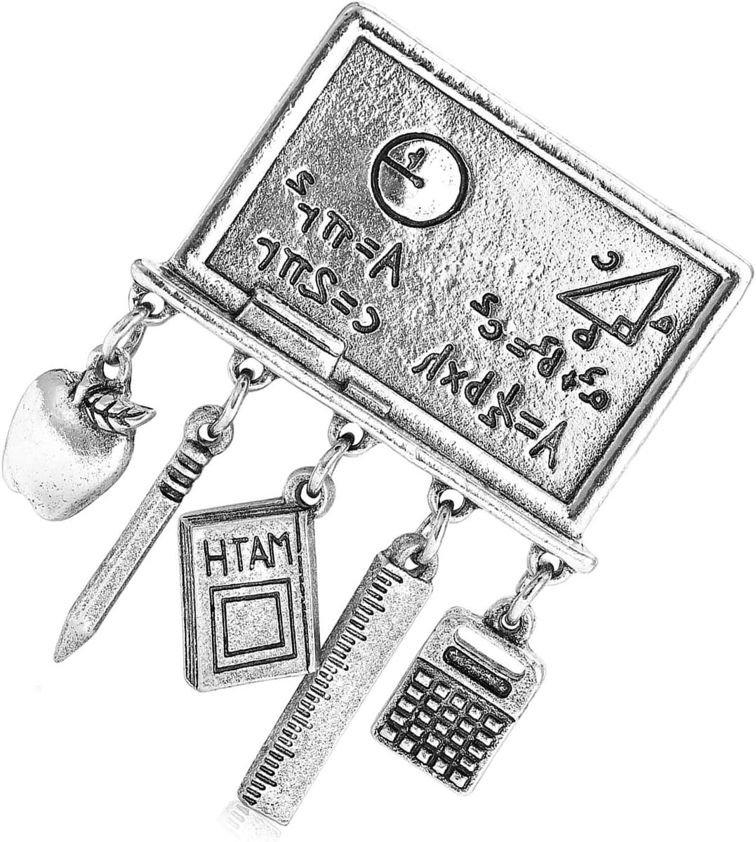 Kompas Broche Pin - Stijlvolle Accessoire - Dagelijks Gebruik - Uniek Ontwerp - 51 x 38 cm - Zilver