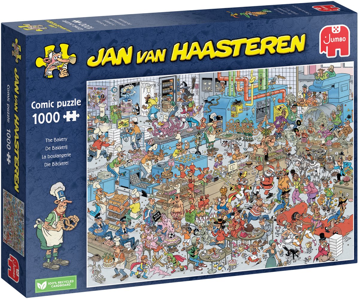 Jan van Haasteren - De Bakkerij - Puzzel - 1000 stukjes legpuzzel — afbeelding 8