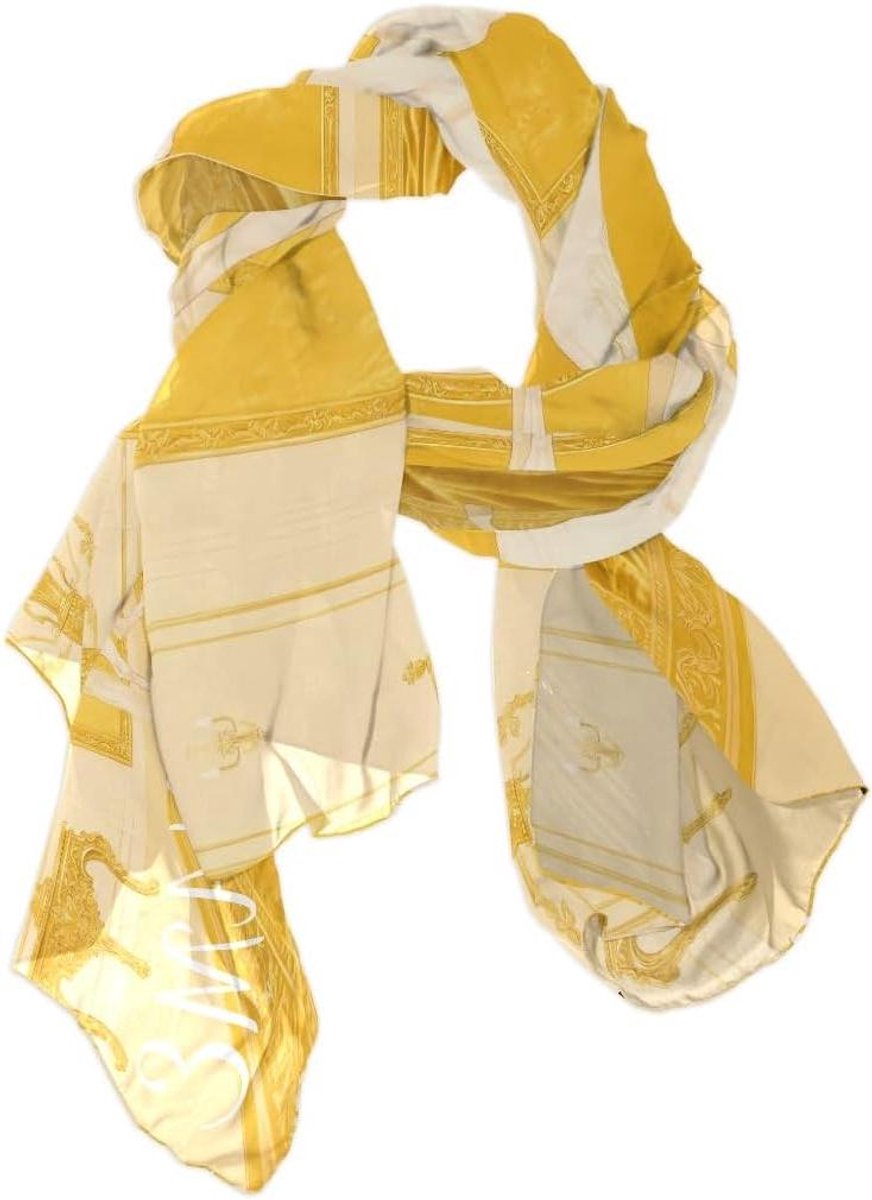 Dames Sjaal - Mode Accessoire - Stijl Verfraaien - Lichtgewicht Polyester - 90x180 cm - Goud Paard