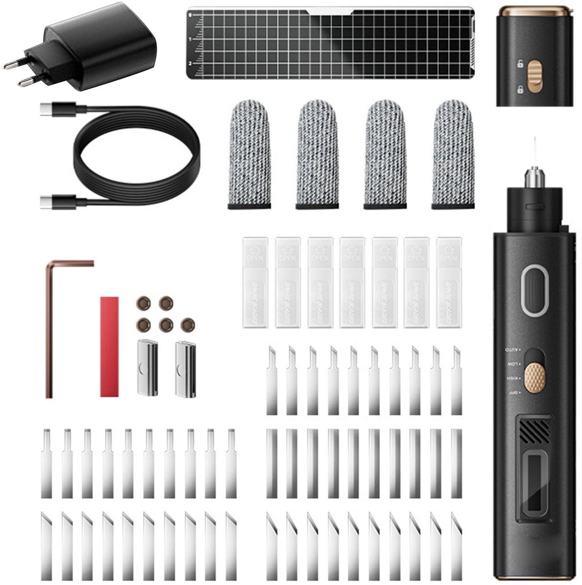 Dailygoods - Ultrasonic Cutter - Draagbare Snijtool - 40KHz - Voor 3D Printen - Snijden en DIY Projecten - Creatieve projecten - Geschikt voor hobbyis...