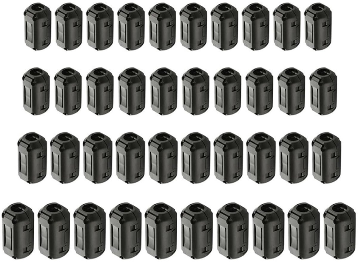 Dailygoods - Set van 40 Ferrietringkernen voor Kabelbeheer