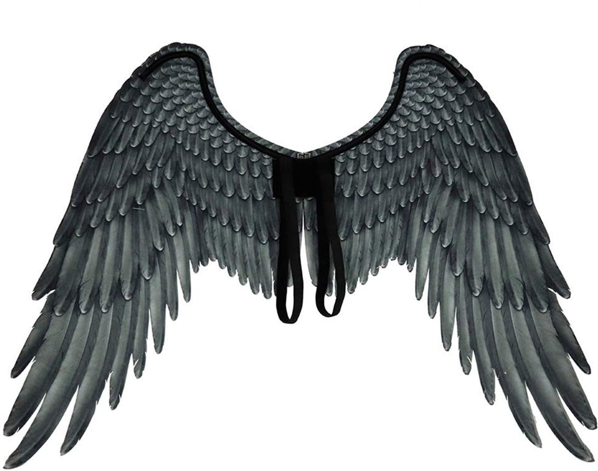 Dailygoods- Engelenvleugels 3D-print - Vliesmateriaal - Opvouwbaar ontwerp - Flexibele schouderriem - Geschikt voor volwassenen - Perfect voor feesten - Feeënvleugels