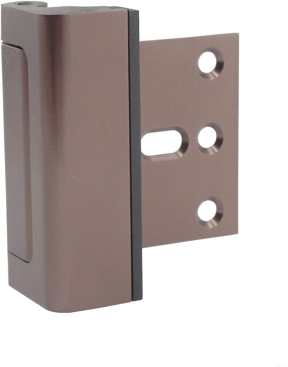Dailygoods- Deurslot Kindveilig - Aluminium Deurslot - Versterkt - Buitendeur - Veiligheidsvergrendeling - 3 Inch Hoog - Weerstand tot 70kg - Veiligheidsdeurslot