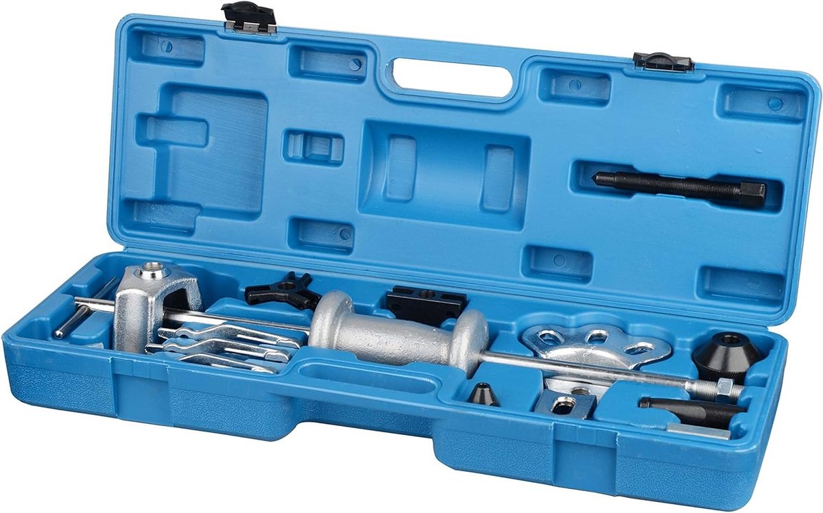 9-Weg Slide Hammer Set voor het Uittrekken van Lager, Dents en Versnellingsbakken - Inclusief 2 en 3 Inch Tools