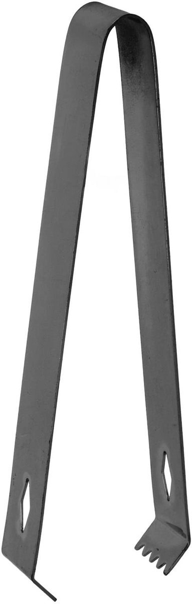 Dailygoods- Cocktailtang slank ontwerp - Roestvrijstalen ijstang - Sterke klemkracht - Geschikte lengte - Antislip - Praktisch keukengereedschap - Suikerklontjestang