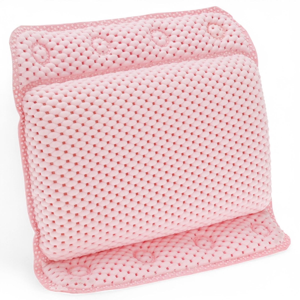 Dailygoods- Badkussen Zacht - Neksteun Bad - Antislip - Sneldrogend - Ergonomisch - 8 Zuignappen - Waterafstotend