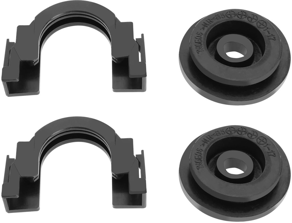 Dailygoods- Radiatorsteun - 2 Sets - Compatibel met Nissan Altima/Maxima - Rubber - Duurzaam - Eenvoudig te installeren - Radiatorbeugel