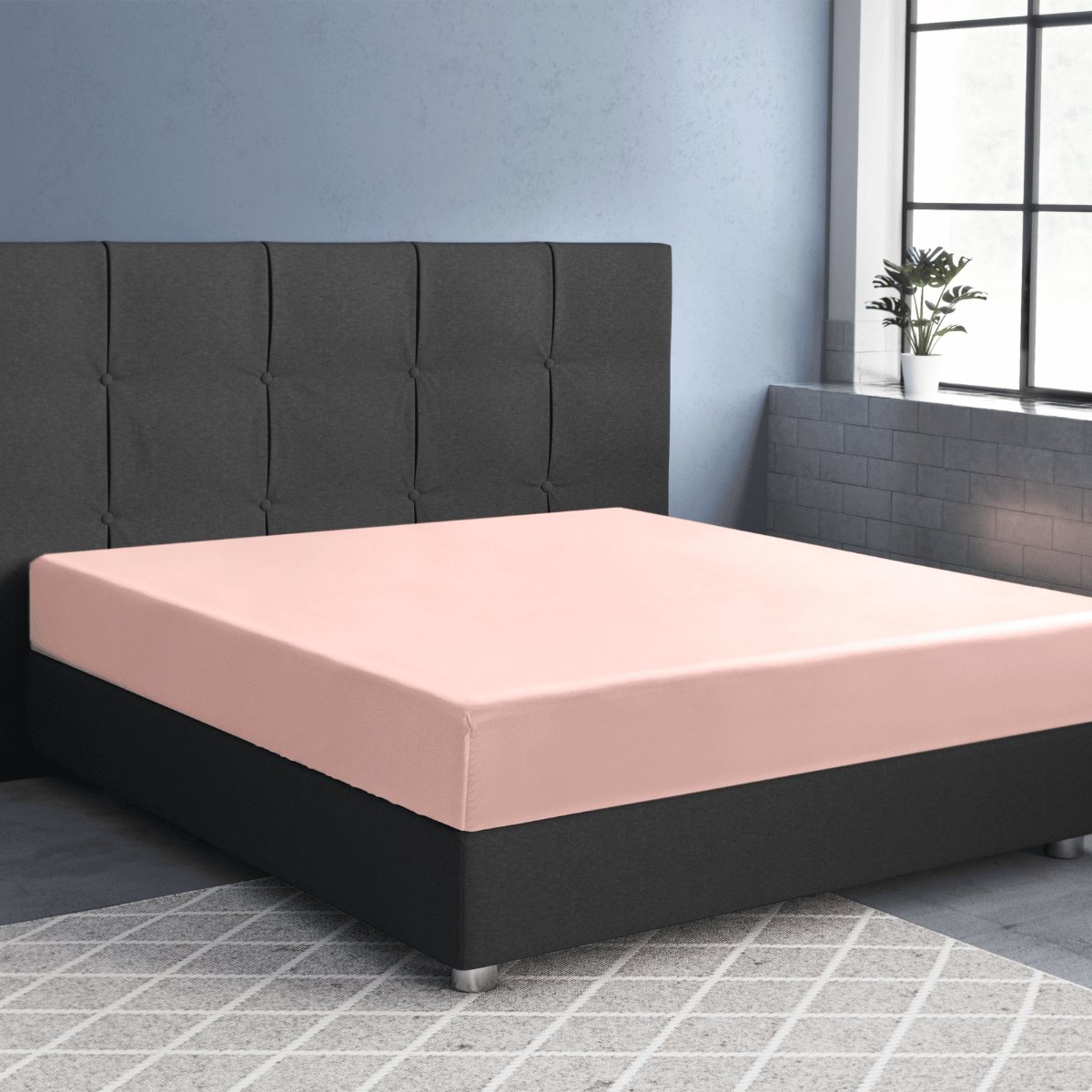 Zelesta Primaviera Satijnen Deluxe Hoeslaken Roze 180x210