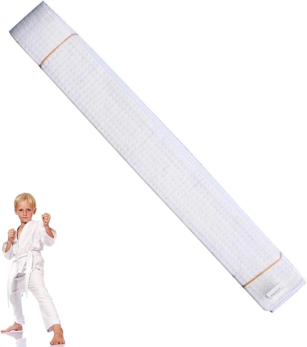 Karate en Judo Witte Band van 260CM voor Beginners en Gevorderden - Ideaal voor Training